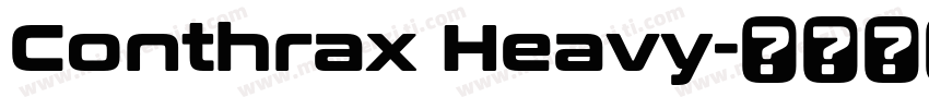 Conthrax Heavy字体转换